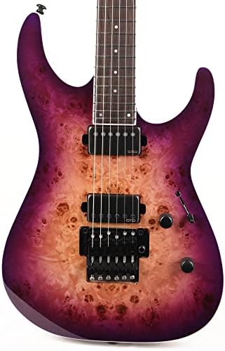 ESP جيتار كهربائي ESP 6 String LTD Deluxe M1000 بنفسجي طبيعي متدرج يمين LM1000BPPRNB - Image 5