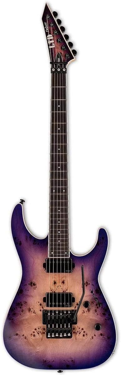 ESP جيتار كهربائي ESP 6 String LTD Deluxe M1000 بنفسجي طبيعي متدرج يمين LM1000BPPRNB - Image 2
