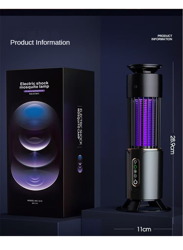 MOYI Electronic Mosquito Killer，Flying Insects Killer，Bug Zapper，Multi Scenario Application, Mosquito Killing Night Light 2-in-1, Electric Shock Mosquito Lamp - Image 2