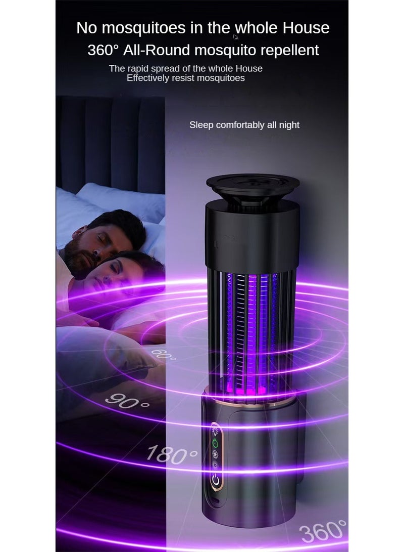 MOYI Electronic Mosquito Killer，Flying Insects Killer，Bug Zapper，Multi Scenario Application, Mosquito Killing Night Light 2-in-1, Electric Shock Mosquito Lamp - Image 4