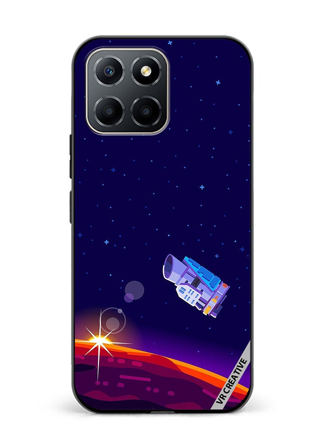 VR CREATIVE غطاء حماية لهاتف Honor X6 بتصميم فضائي متعدد الألوان - Image 1