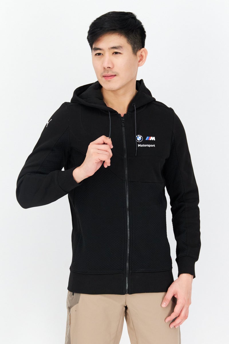 PUMA Men Sportswear Fit Training Brand Logo Sweatshirt, Black Combo  - Image 1