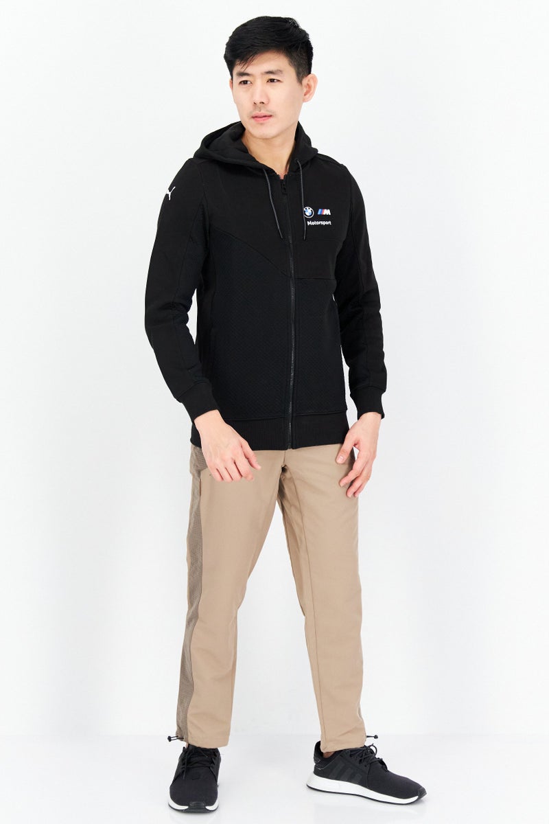 PUMA Men Sportswear Fit Training Brand Logo Sweatshirt, Black Combo  - Image 4