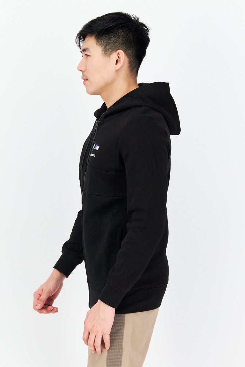 PUMA Men Sportswear Fit Training Brand Logo Sweatshirt, Black Combo  - Image 2
