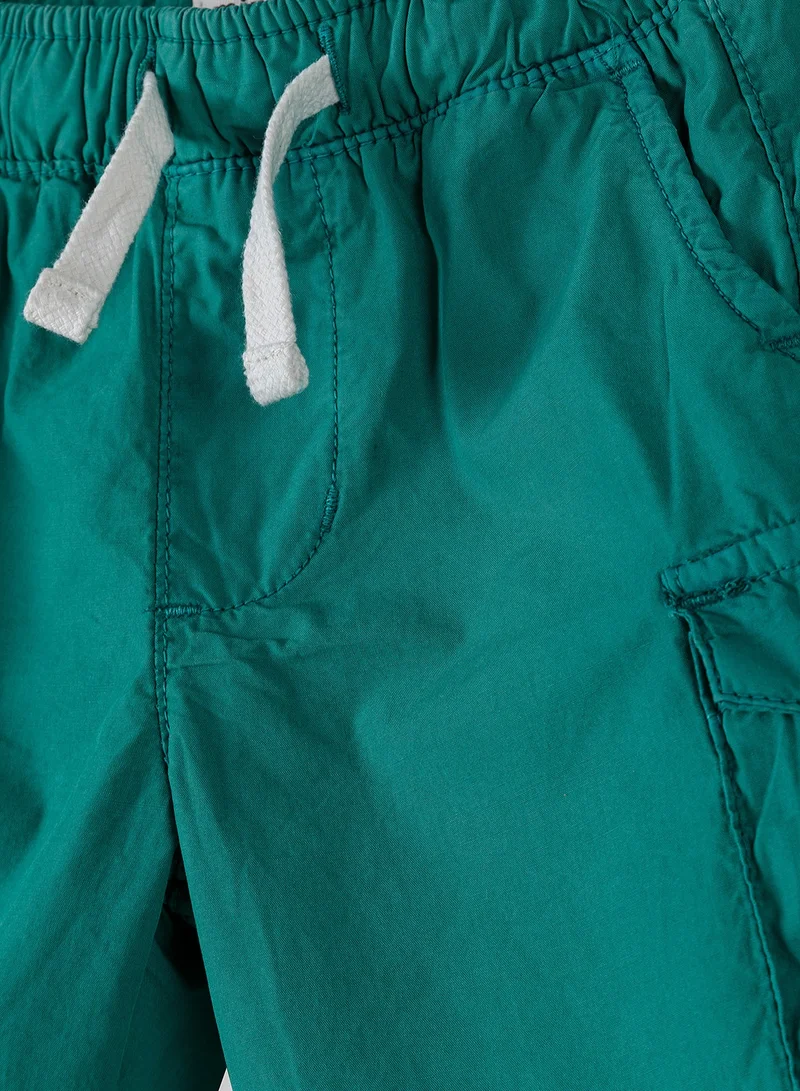 MINOTI Kids Poplin Cargo Shorts
