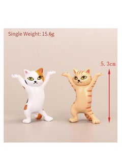 Oasisgalore Cute Gifts - Enchanting Cat Pen Holder - Kawaii Cat Gifts for Cat Lovers - Office Desk Accessories - Room Decor ( 5 Cats Set )  - Image 2
