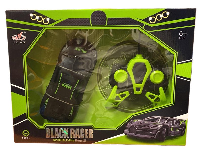 Black Racer Remote Control Sports Car - Image 2