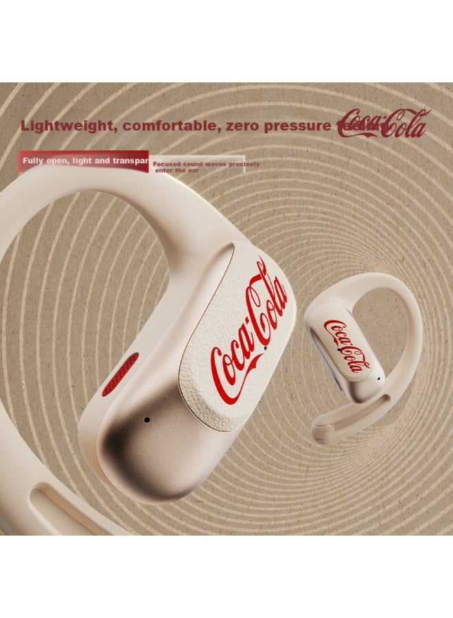 Coca-cola T32 Bluetooth Headphones, Ear-hook Style, Wireless Bone Conduction, Open Concept, Sports Running Music, Non-in Earphones, Student Birthday Gift, Compatible With Apple, Huawei, Xiaomi - Image 3