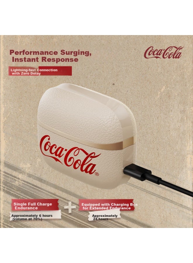 Coca-cola T32 Bluetooth Headphones, Ear-hook Style, Wireless Bone Conduction, Open Concept, Sports Running Music, Non-in Earphones, Student Birthday Gift, Compatible With Apple, Huawei, Xiaomi - Image 2