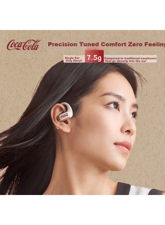 Coca-cola T32 Bluetooth Headphones, Ear-hook Style, Wireless Bone Conduction, Open Concept, Sports Running Music, Non-in Earphones, Student Birthday Gift, Compatible With Apple, Huawei, Xiaomi - Image 4