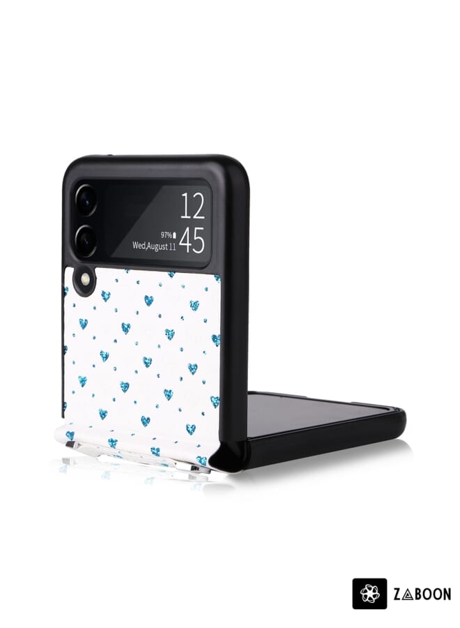 Zaboon Protective Case For vivo Y76 5G Embossed Flower Zipper Leather - Image 4