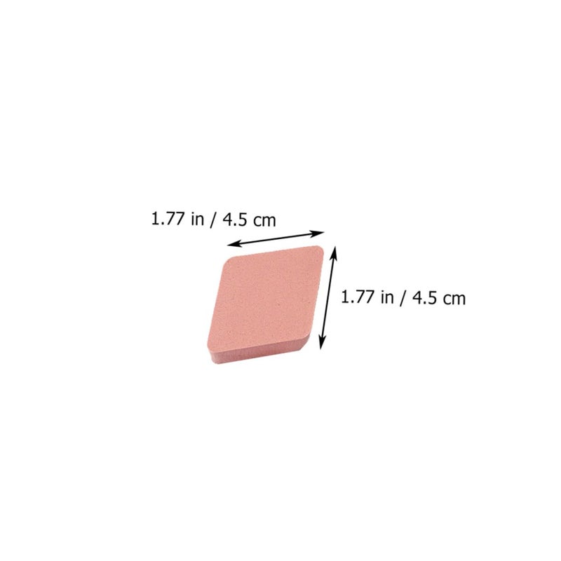 Uonlytech Makeup Powder Puff 8 Pieces Soft Velvet Cosmetic Sponge for Wet and Dry Use Facial Foundation Applicator Suitable for Loose Powder and Liquid Foundation Beauty Tools Random Color - Image 2