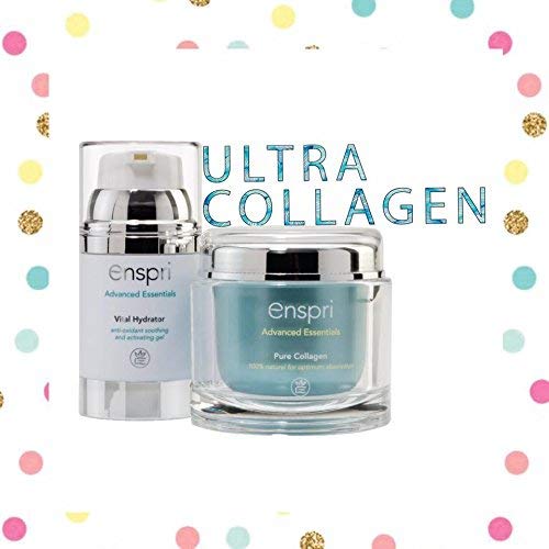 Enspri® Ultra PURE Collagen Peptides Powder Mask: 5-Min Anti-Aging Facial Kit, 25 treatments 2 Step System including Vital Hydrator Anti-aging, reduce age spots, shrinks pores and increased elasticity - Image 5