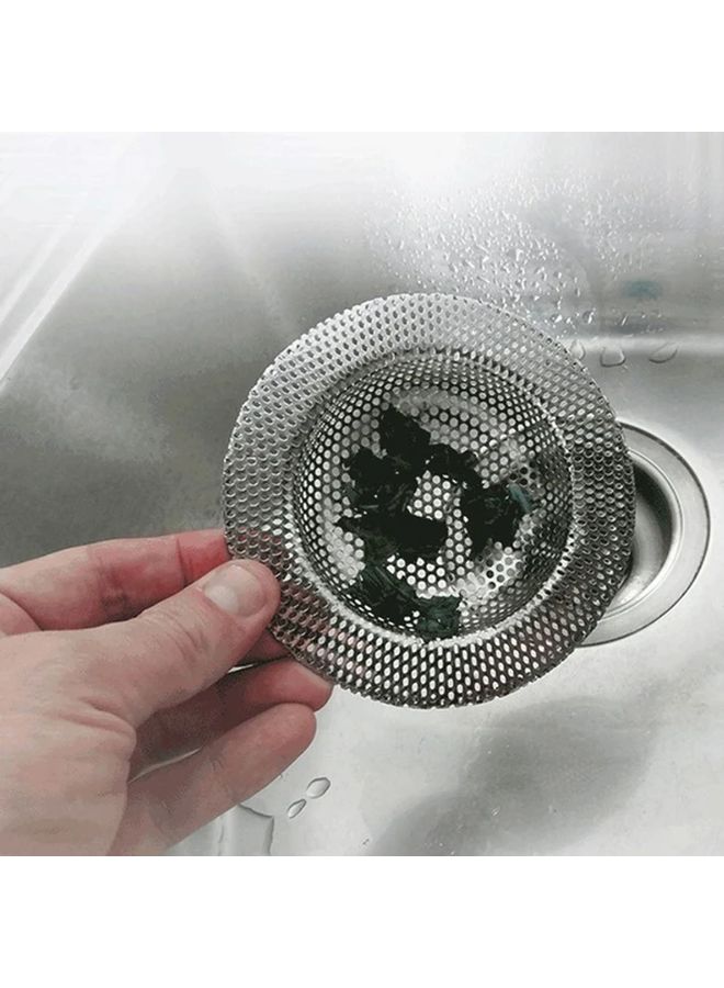 Stainless Steel Sink Strainer 2.76inch Mesh Filter Drain Cover Hair Catcher Stopper for Kitchen Bathroom Shower Floor Rust Resistant Metallic Finish - Image 4