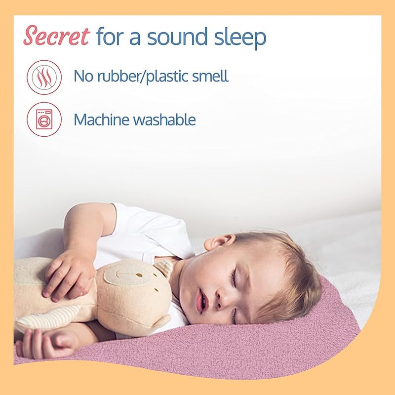 AMAR HOMES COMFORTABLE SLEEP AMAR Homes Waterproof Quick Dry Sheet for Baby| Bed Pad Anti-Piling Fleece Extra Absorbent Washable Matress Protector| Baby Bed Protector Sheet for Toddler Children, X-Large Size, 200 x 140cm,Red  - Image 5