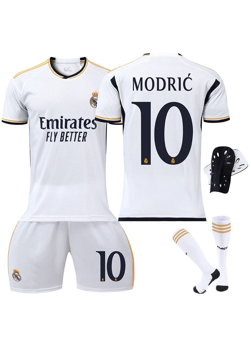 4-piece set of Real Madrid's No. 10 new football jerseys