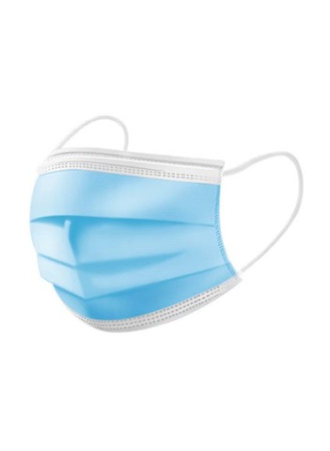 AKM كمامة طبية للصغار لون أزرق 3 طبقات علبة 50 حبة AKM - Image 2