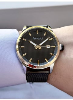 Ferrucci Men's Calendar Mesh Strap Wristwatch  - Image 2