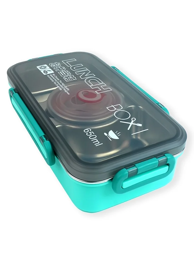 LITTLE SURPRISE BOX Little Surprise Box,Mint Centre Dip Stainless Steel Lunch Box For Kids And Adults