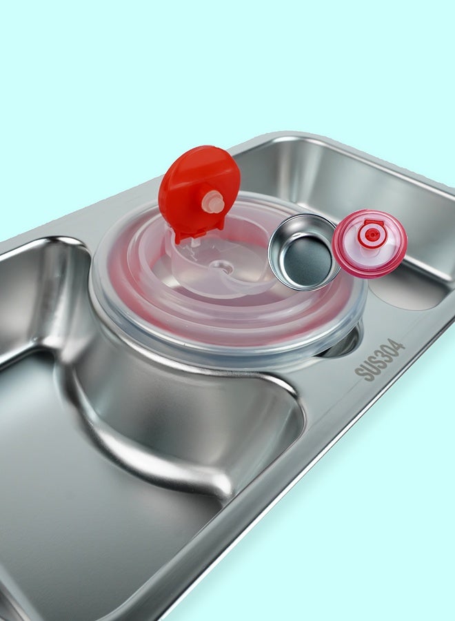 LITTLE SURPRISE BOX Little Surprise Box,Mint Centre Dip Stainless Steel Lunch Box For Kids And Adults - Image 4