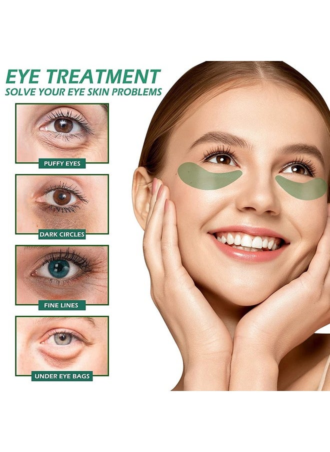 VANELC - Eye Mask,Under Eye Patches With Collagen Seaweed,Eye Gel Treatment Masks For Dark Circles , Under Eye Bags Treatment, Natural Eye Masks For Puffy Eyes, Under Eye Dark Circles,Anti-Wrinkle - Image 1