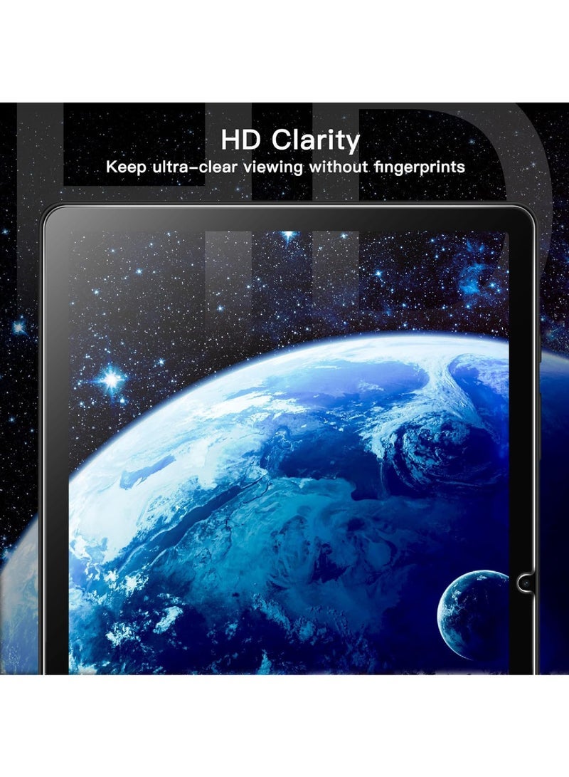 واقي شاشة لجهاز Samsung Galaxy Tab A9+ / A9 Plus مقاس 11 بوصة 2023 مع إطار سهل التركيب من الزجاج المقسى عالي الدقة شفاف 2-Pack - Image 5