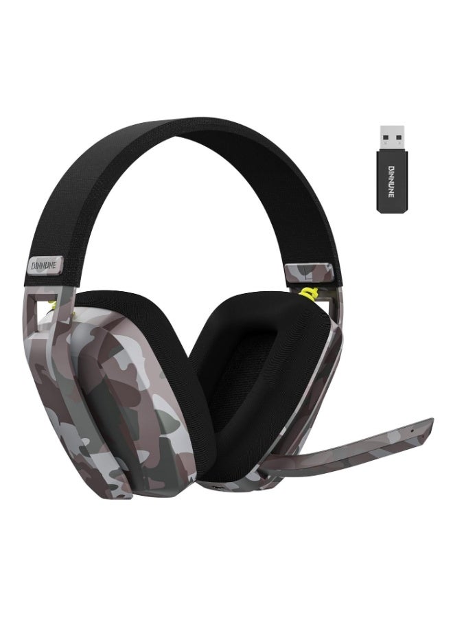 BINNUNE BW06 Bluetooth/Wireless Gaming Headset with Noise Cancelling Mic for PS4, PS5, PC, Mac,Playstation 4 5, Laptop，Computer - Image 2