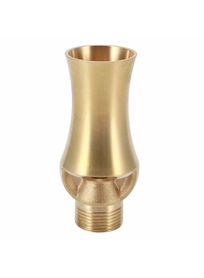 TOPINCN Fountain Nozzle Copper G1/2in Female Thread G3/4in Male Thread Sprinklers Landscaping Spray Head for Swimming Pool - Image 2
