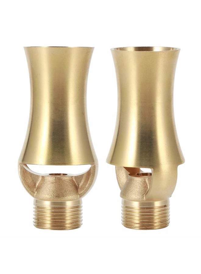 TOPINCN Fountain Nozzle Copper G1/2in Female Thread G3/4in Male Thread Sprinklers Landscaping Spray Head for Swimming Pool - Image 4
