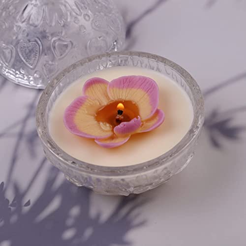 ESEDAGE Phalaenopsis Scented Candle Resin Mold - Resin Casting Silicone Molds for Home Decor & Candle Making Wave Spiral Mold - Image 3