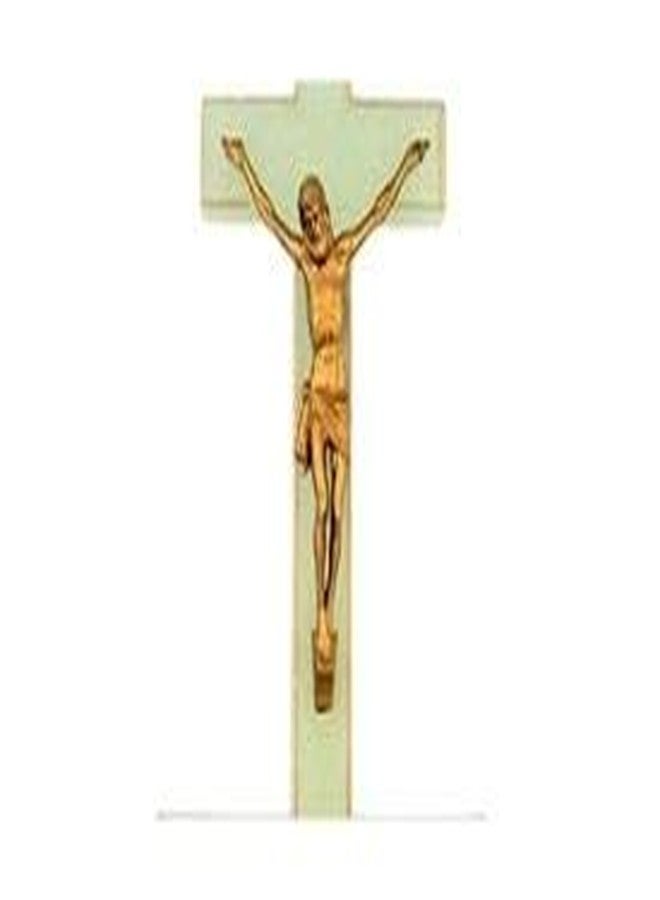 CB Holy Water Fonts for Home Catholic, Jesus Christ Crucifixion, Molded Acrylic Decoration, Luminous, 5 Inch - Image 2