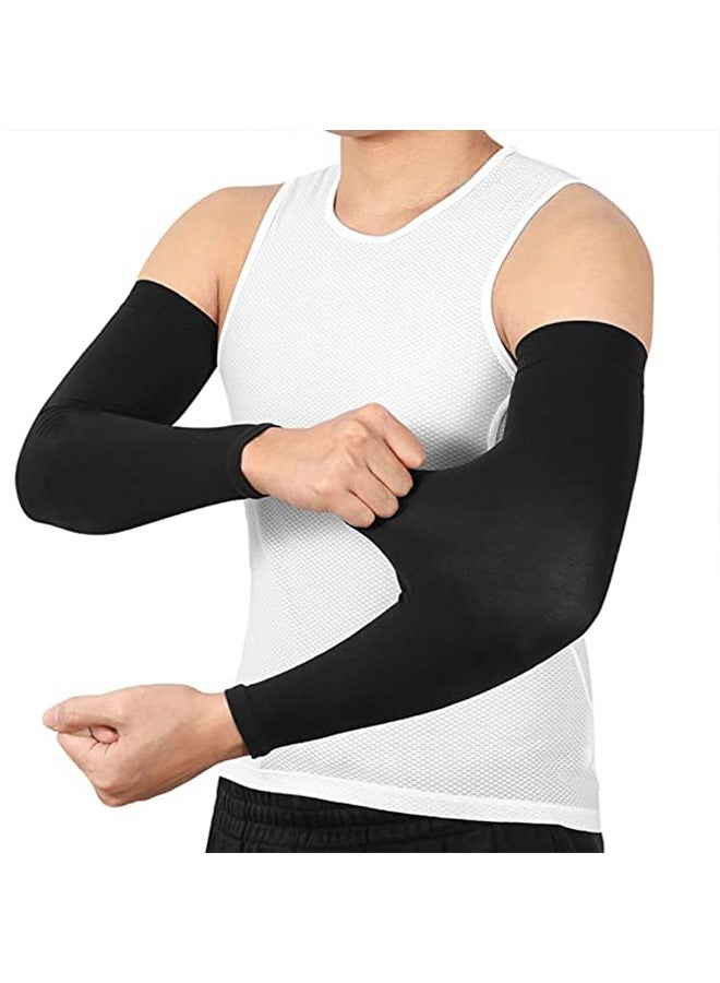 GUSGU 6 Pair Arm Sleeves UV Sun Protection Cooling Sports Sleeve Arm Cover Sleeves Tattoo Cover Up Sun Protect Sleeves Unisex for Outdoor Women and Men - Image 5
