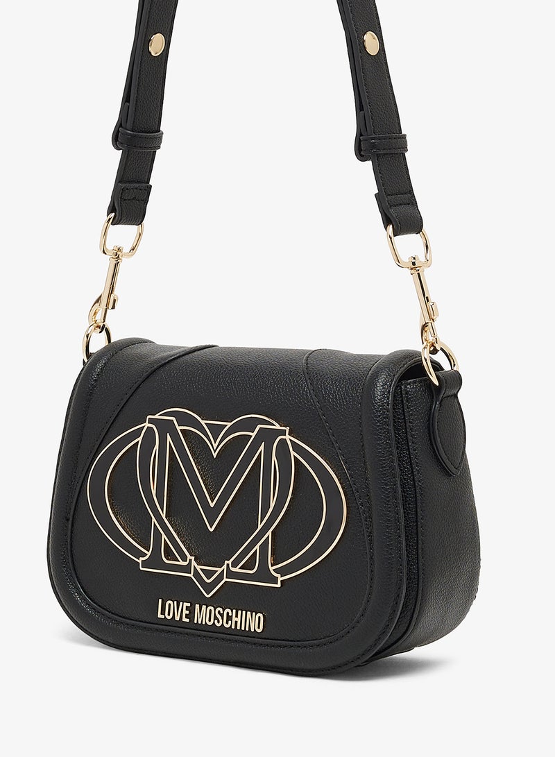 لوف موسكينو حقيبة كروس بودي بسحاب - Image 4