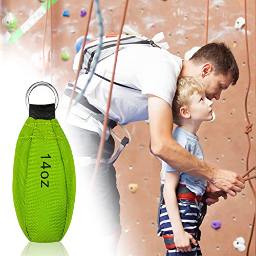Oudain 4 Pieces Bulk Throw Weight Bags Multi-Layer Outdoor Throw Weight Bags Arborist Durable Climbing Rope Bag Professional Multi Throw Bag for Tree Rock Spelunking (Green) - Image 4