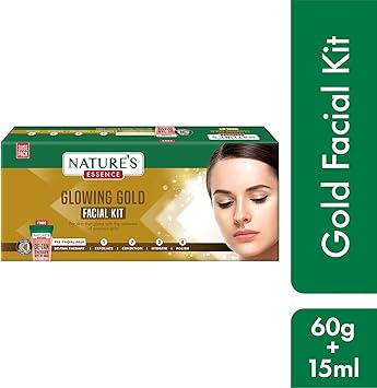 Nature's Essence Natures Essence Glowing Gold Facial Kit 60Grams15ML - Image 2