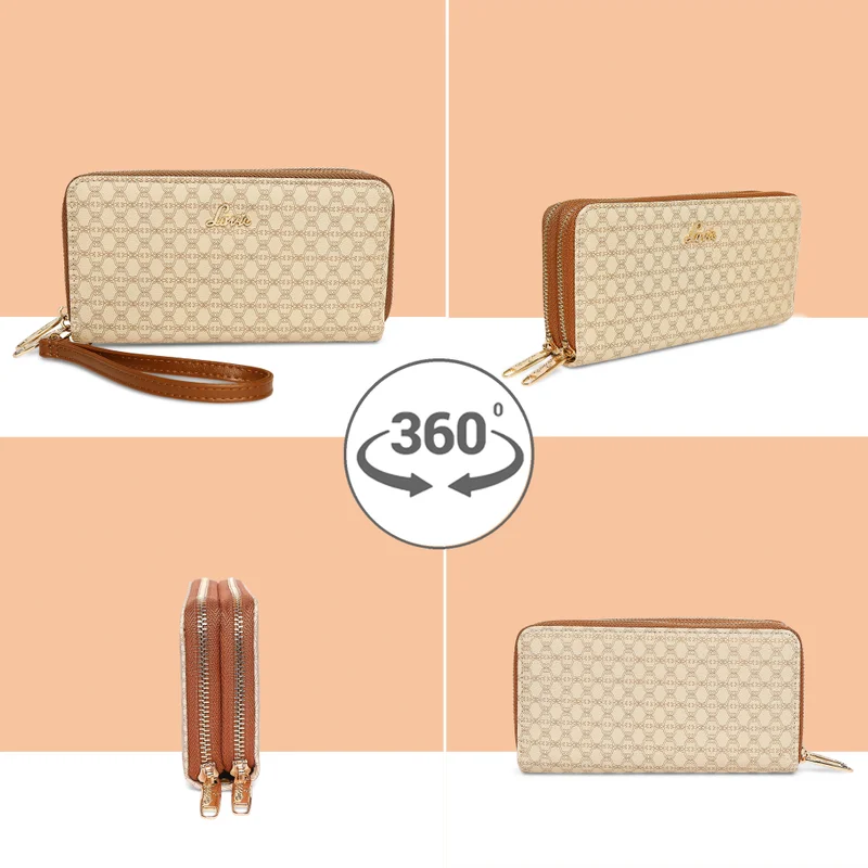 Lavie  Mono Savy Women's Dual Zip Wallet for Women | Best Price UAE