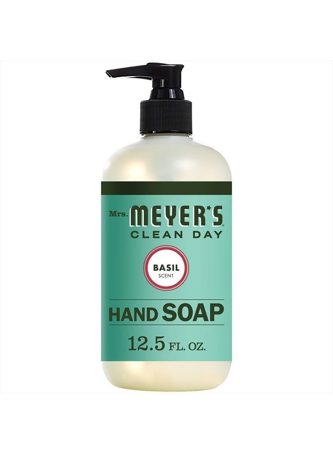 Mrs. Meyer's Clean Day Mrs. Meyer's Clean Day's Liquid Hand Soap, Basil, 12.5 Fl Oz (Pack of 1)  - Image 1