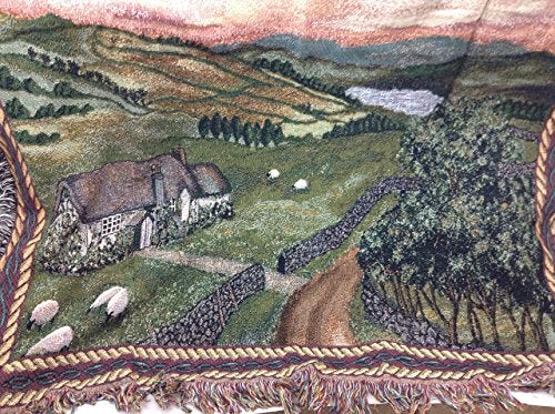 Manual Woodworker Manual Irish Collection 50 x 60-Inch Tapestry Throw, Blessings of Ireland - Image 2