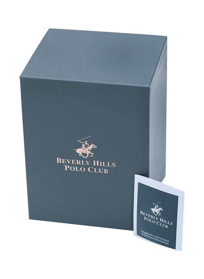 بيفرلي هيلز بولو كلوب Beverly Hills Polo Club Women's VX51 Movement Watch, Analog Display and Metal Strap - BP3024X.390, Silver