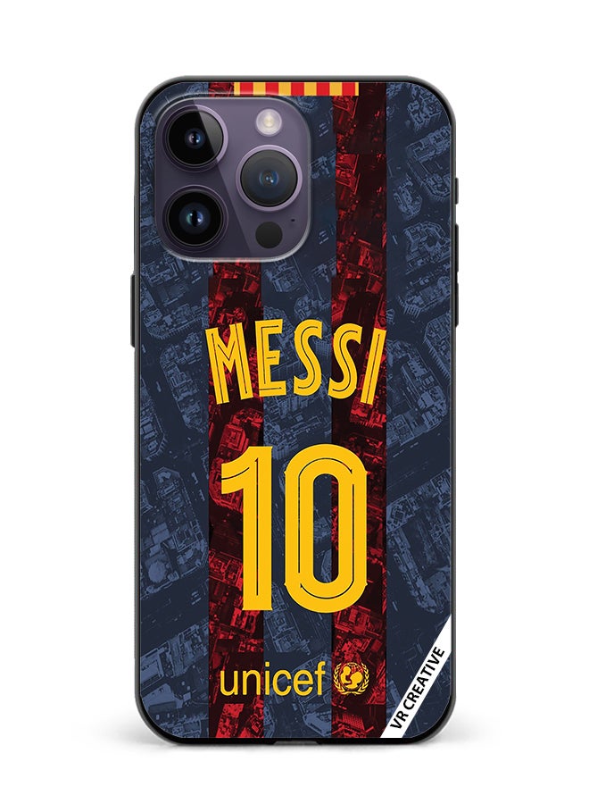 VR CREATIVE Protective Case Cover For Apple iPhone 15 Pro Max Messi Design Multicolour