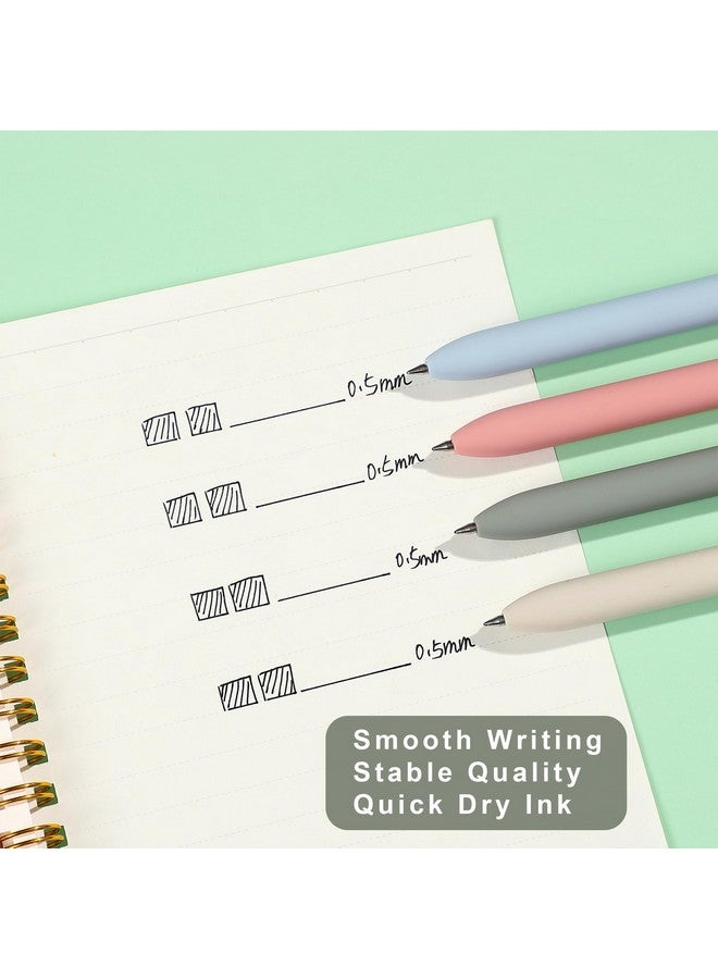 Vico Cat Gel Pens, 4 Pcs Cute Cat Kawaii Gel Pens, 0.5Mm Quick Dry Black Ink Pens Fine Point Smooth Writing Pens, Aesthetic Pens, Cute Pens For Women & School Supplies, Kawaii Stationery For Cat Lovers - Image 5