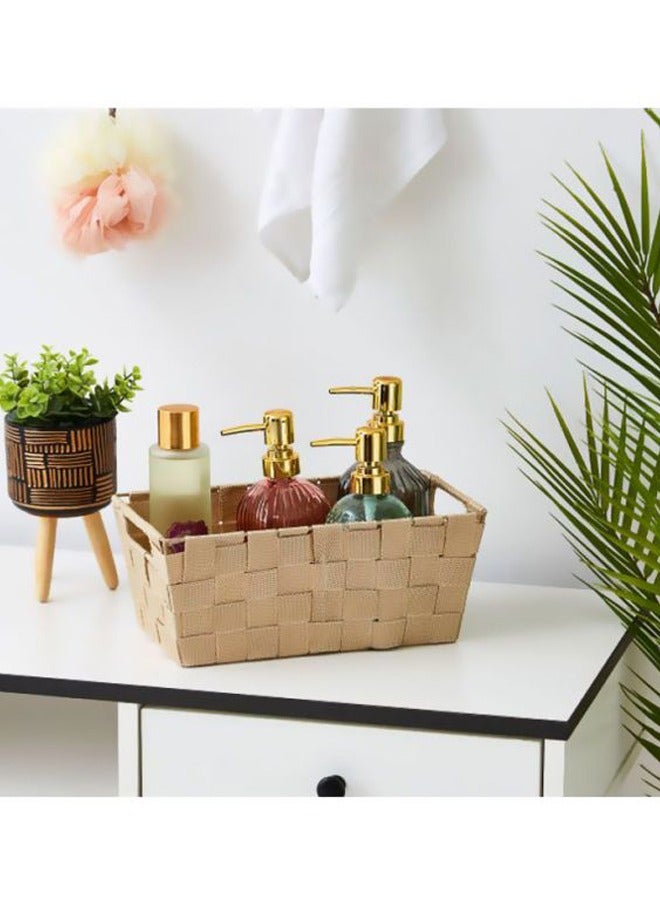 Multifunctional Strap Basket Clothes Storage Bins High-Quality Material Bamboo Storage Basket for Home Decor.  - Image 5