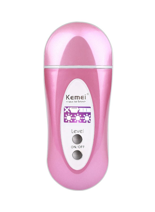 NIBEMINENT Rechargeable Infrared Hot-Wire Electric Hair Epilator Remover Kit Pink 13X5.50X2.50cm - Image 1