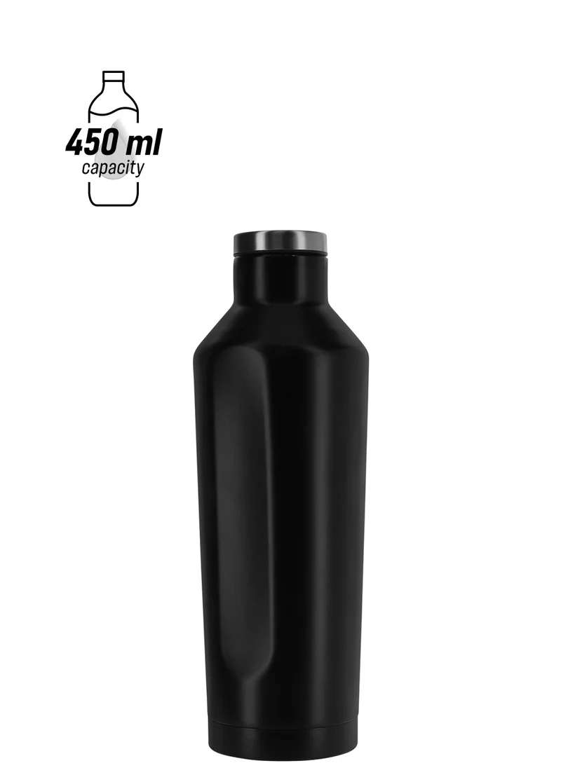 Hans Larsen GALATI - Hans Larsen Double Wall Stainless Steel Water Bottle - Black