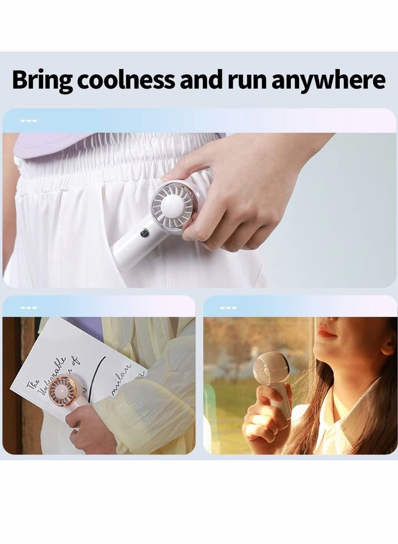Excefore Handheld Fan, Rechargeable Portable Pocket Fan, USB Cooling Fan - Image 4