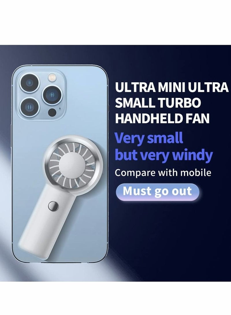 Excefore Handheld Fan, Rechargeable Portable Pocket Fan, USB Cooling Fan - Image 2