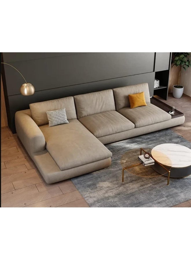 Comfynest طقم أريكة غرفة المعيشة على شكل L بتصميم حديث نوردك (يمين) - Image 1