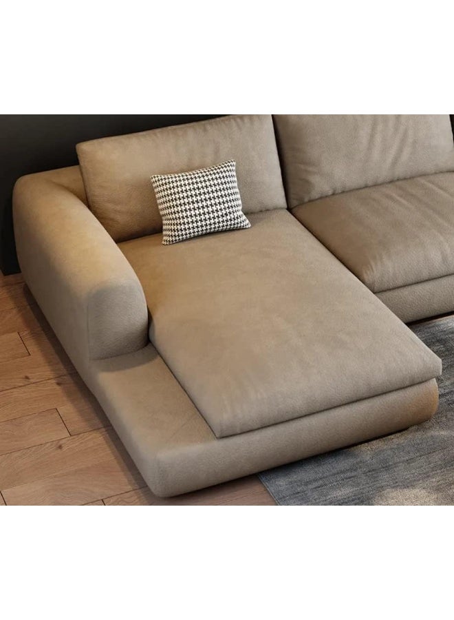 Comfynest طقم أريكة غرفة المعيشة على شكل L بتصميم حديث نوردك (يمين) - Image 3