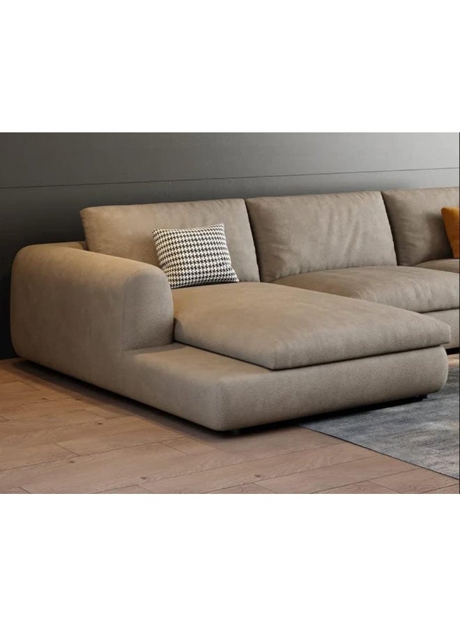 Comfynest طقم أريكة غرفة المعيشة على شكل L بتصميم حديث نوردك (يمين) - Image 2