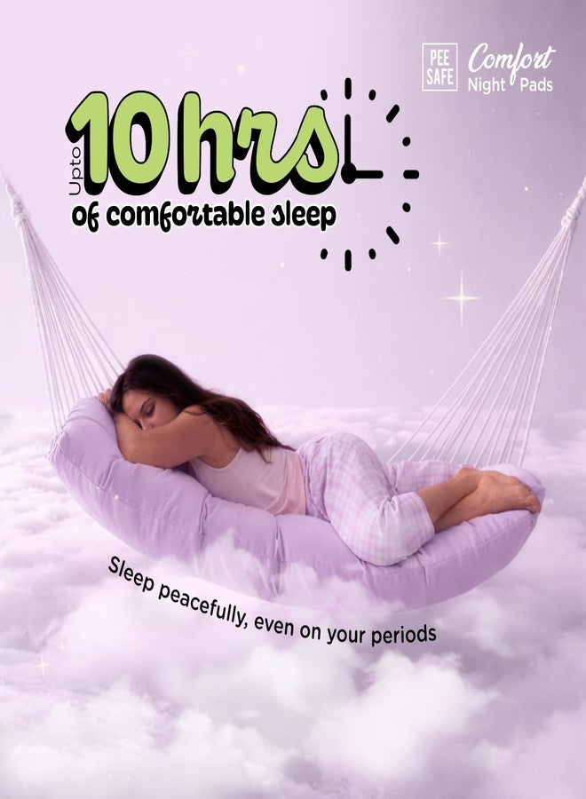 PEESAFE Pee Safe Comfort All Night Pads | 10 Pads 3 XL - 355mm | Extra Wide Back with Dual Wings | 6 Layer Deep Absorption | Japanese Leak-Lock Technology | Overnight Leak Free Protection | Extra Long - Image 4